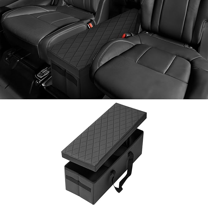 Shademax Car Seat Organizer for Subaru Ascent 2019-2025 2026 Accessories, Ascent Backseat Organizer Car Console Organizer for Kids Toys, Baby Supplies, Dog Toys, Travel Storage Box