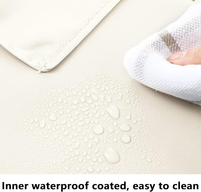 Bonuci 3 Pcs Laundry Sorter Replacement Bags Hamper Cart Removable Replacement Laundry Storage Organizer Bag Hamper Liner, No Hooks 14.76 x 8.66 x 21.65 Inch (Beige,Gray,Black)