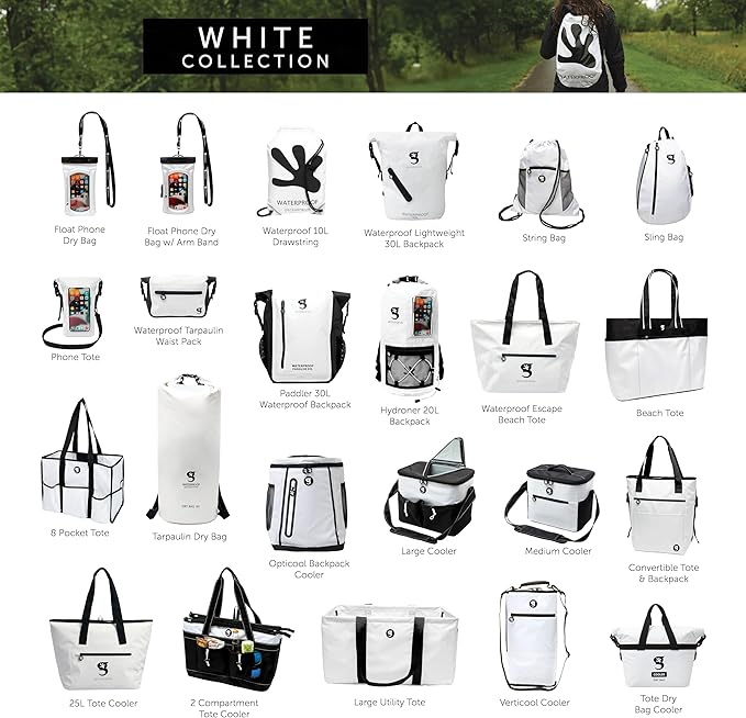 geckobrands Large Utility Tote - Durable Multipurpose Bag for Beach, Travel, Shopping & Outdoor Activities