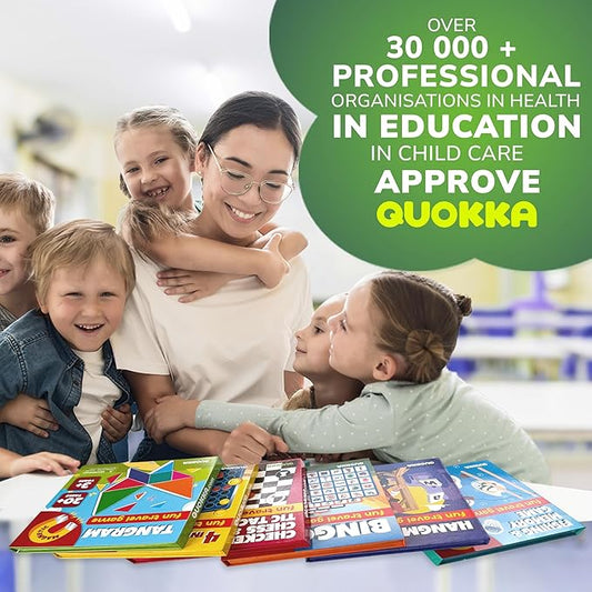 QUOKKA Magnet Game for Kids 3-5 - Tangram Game Kids Ages 4-8 - Travel I Road Trip I Plane I Car Ride - Magnetic Toddler Travel Puzzles