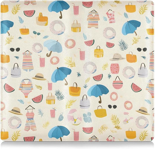 Bolaz Cute Car Registration and Insurance Holder Leather Vehicle Document Glove Box Organizer for License Cards Accessories