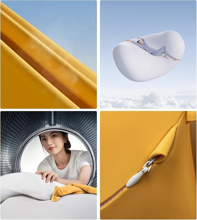 BEBAS Car Neck Pillow Travel - Adjustable Memory Foam Neck Support Pillow for Sleeping, Breathable & Machine Washable Cover, Soft Support for Adults & Kids - Corgi Dog Pattern Gift