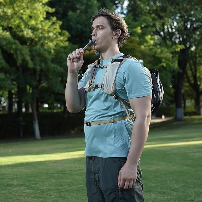 MARCHWAY Ultralight Hydration Backpack with 3L TPU Water Bladder, Sleek High-Capacity Day Pack for Cycling, Hiking, Running, Backpacking, Travel