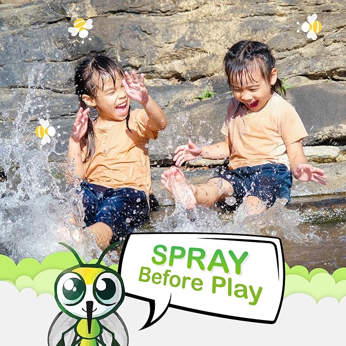Ms. Pixie's Mosquito Spray, Natural Mosquito Repellent for Outdoor & Indoor Use, 3 oz (90mL)