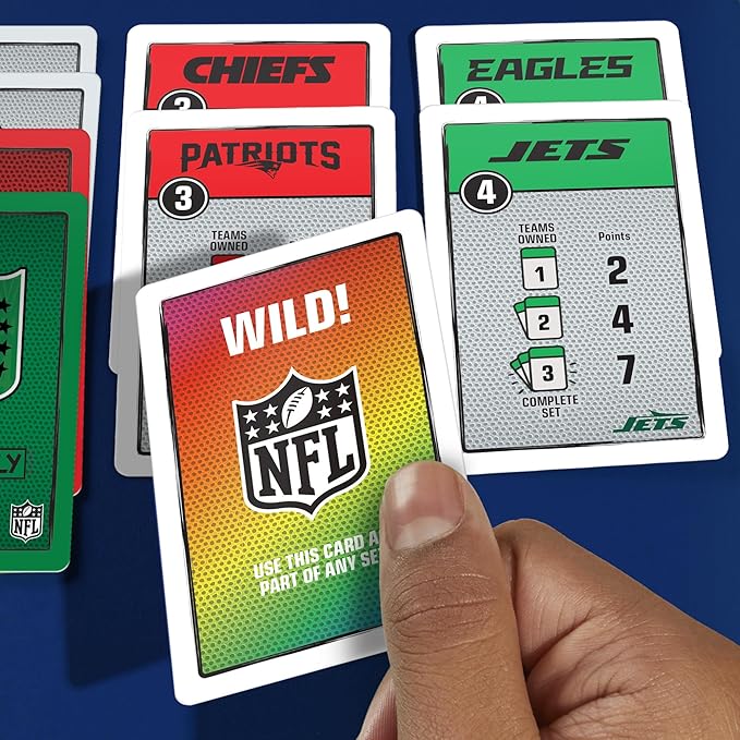 Monopoly Deal NFL Edition Game | Officially Licensed NFL Card Game for Families and Kids | Ages 8+ | 2-5 Players | 15 Mins. | Football Games | Christmas Stocking Stuffers