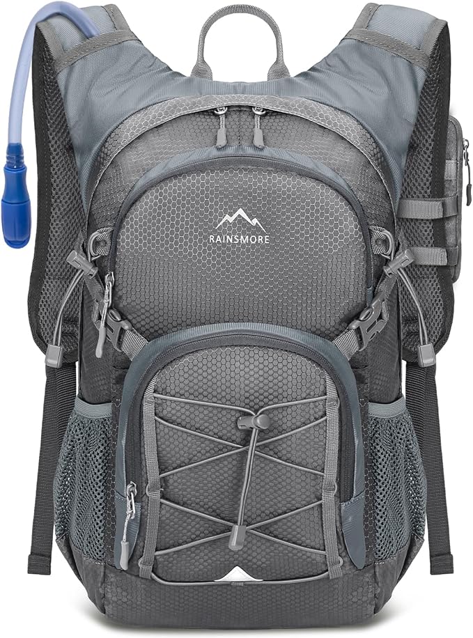 Hydration Backpack with Water Bladder, 18L Lightweight Hiking Backpack for Women&Men Small Insulated Hydration Water Pack for Hiking, Running, Cycling, Biking