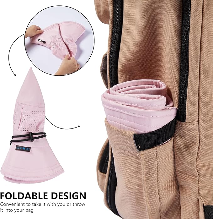 UPF 50+ Bucket Sun Hat with Laser Perforated Mesh Cooling Adjustable Breathable Lightweight for Outdoor Men Women