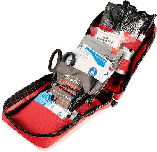 Scherber Public Access Bleeding Control Kit | Trauma Equipment, First Aid Supplies & NAR Tourniquet Pack for Gunshot Wound & Hemorrhage | Medical Professional & Emergency Rescue | Single, Advanced +