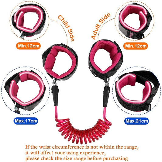Blisstime Anti Lost Wrist Link Safety Wrist Link for Toddlers, Babies & Kids