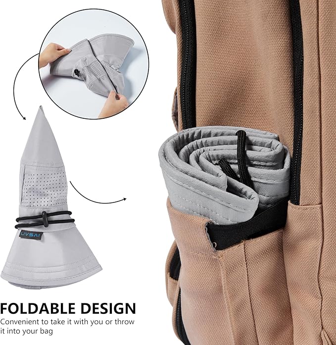 UPF 50+ Bucket Sun Hat with Laser Perforated Mesh Cooling Adjustable Breathable Lightweight for Outdoor Men Women