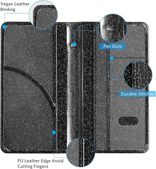 CoBak Car Registration and Insurance Holder - Vehicle Glove Box Car Organizer,Auto Truck Comparment Accessories Case with Magnetic Closure for Driver License,Cards