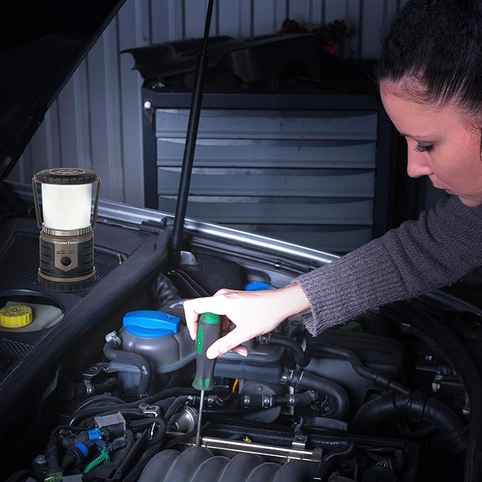 Blazin Bolt Rugged USB Rechargeable Lantern | 6000mAh Power Bank | 400 Lumen | 400 Hours of Light | 6 Modes | Camping, Emergency, Power Outage, Storm, Blizzard, Hurricane Survival