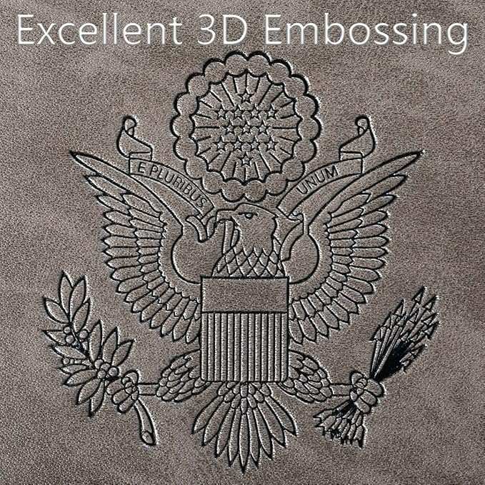 Passport Holder With Luggage Tag Travel Essentials Passport Cover Wallet RFID Blocking Leather Case International Must Haves Travel Accessories Women Men(115#Grey)