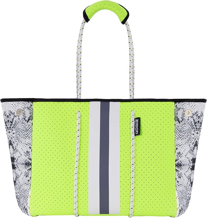 QOGiR Neoprene Multipurpose Beach Bag Tote with Inner Zipper Pocket … … … …