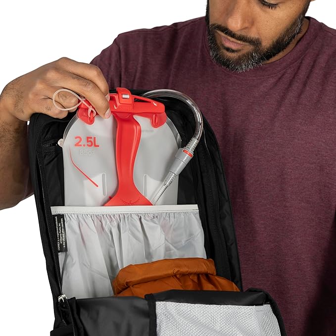 Osprey Talon 22L Men's Lightweight Hiking Backpack - Small Daypack for Travel & Camping, Black/Coal Grey
