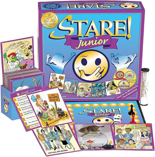 Stare Junior — The Exciting, Award-Winning Game of Memory and Observation — Fun & Educational for The Whole Family, Ages 6 and Up