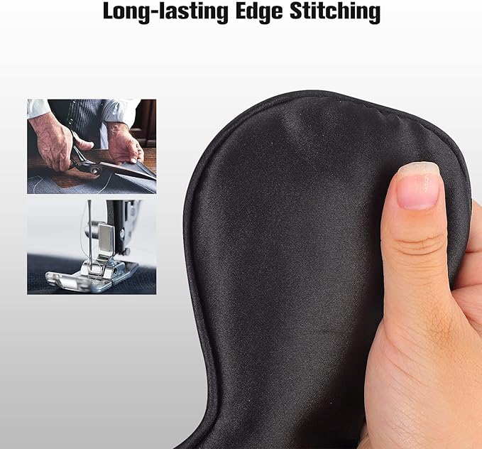 2Pack Silk Sleep Mask,IEKEODI Eye Mask for Sleeping,Elastic Blackout Eye Mask & Blindfold for Full Night's Sleep,Travel and Nap(Black+Purple)