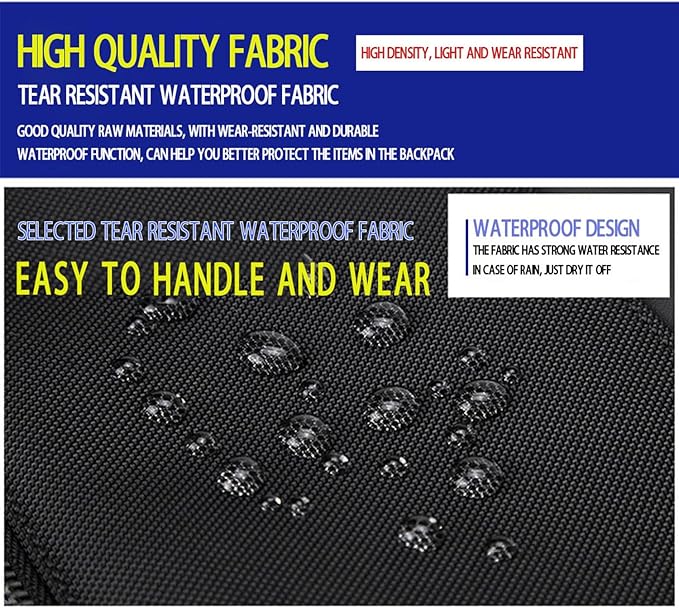 Professional Business Backpack for Men,15.6inch Laptop Compartment with Anti-Theft Zipper,Waterproof Travel Backpack for Office&Commute,Multiple Layers,Comfortable Carrying.