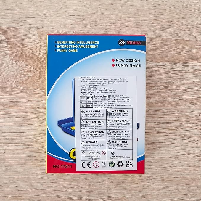 Travel Size 4 in a Row Game for Kids Ages 3+, Christmas Stocking Stuffers Gifts for Boys Girls Teens, Portable Travel Games for Car Plane, Kids Travel Essentials for Camping (11x8x9cm)