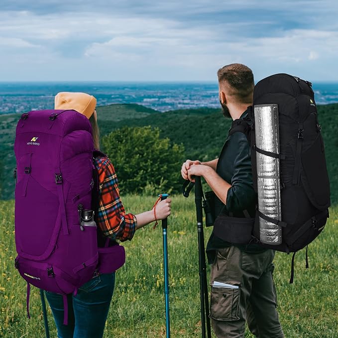 N NEVO RHINO Internal Frame Hiking Backpack 50/60/65/70/80L, Mountain Climbing Camping Backpack Daypack Waterproof Rain Cover | Mountain Climbing, Camping Backpack, Daypack, Waterproof, Rain Cover