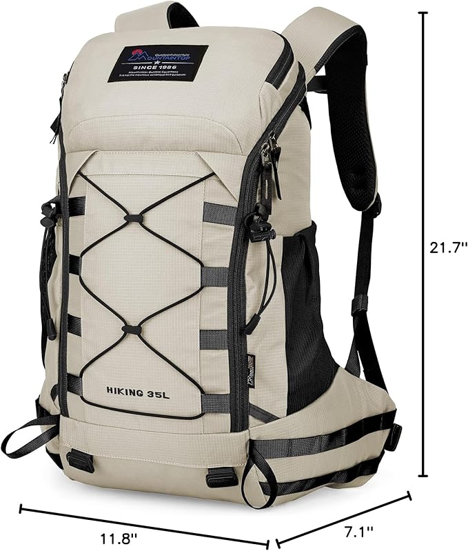 MOUNTAINTOP Hiking Backpack 35L Travel Backpack Lightweight Daypack for Men&Women Outdoor Camping