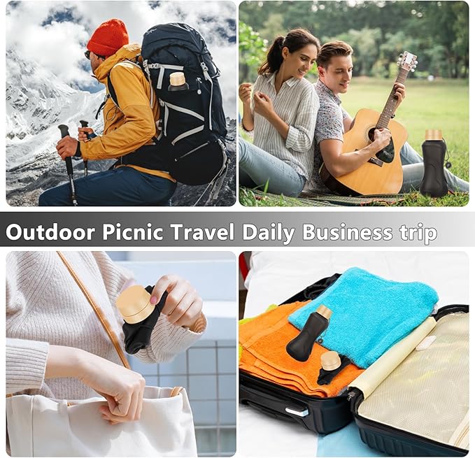 Collapsible Water Bottles 2 Pack,Leak Proof,Reuseable BPA Free Silicone Foldable Water Bottles,Durable Lightweight for Travel Gym Camping Hiking,Compact Size Portable Sports Water Bottle (Black&Blue)