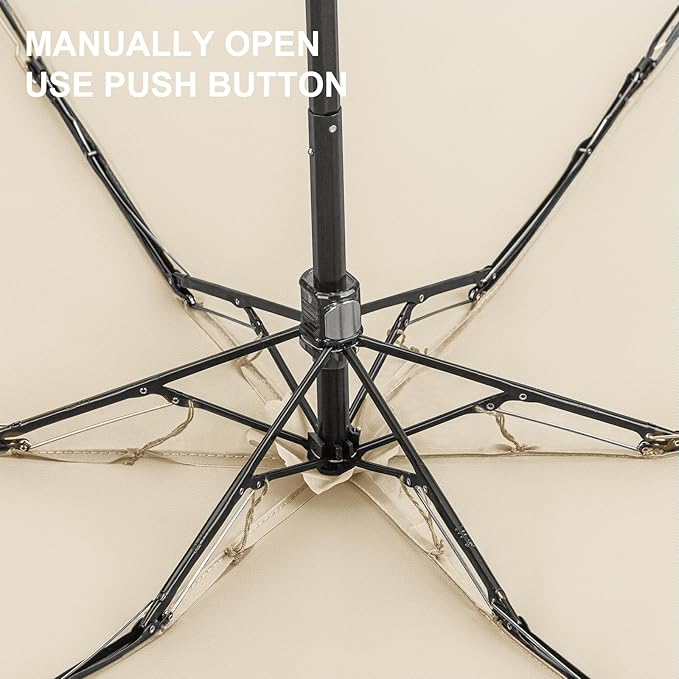 LEAGERA Compact Travel Umbrella with Case - Mini Umbrella for Purse, Small Lightweight &Tiny Design Perfect for Parasol Outdoor Sun&Rain Umbrellas