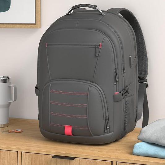 50L Travel Backpack, Extra Large Backpack, Laptop Backpack for Men, big Backpack, Water Resistant TSA Approved Business Work College School Computer Bag with USB Port, Fits 17 Inch Laptops