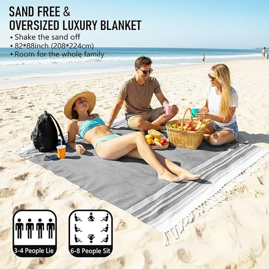 Large Throw Blanket Yoga Blanket Turkish Beach Towel Mens Birthday Gift Idea Dad Father Day Husband Brother Uncle Boyfriend Male Grandpa Him Appreciation Thank You Retirement 60th 50th 40th 30th