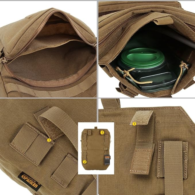 EXCELLENT ELITE SPANKER Tactical MOLLE Hydration Pack for 3L Hydration Water Bladder Molle Vest Accessory