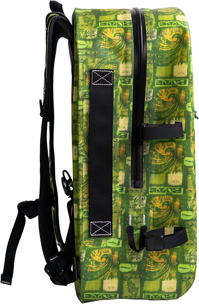 BOTE Highwater Backpack Waterproof Outdoor Zipper Dry Bag 28 Liter Capacity Molle Straps Fully Submersible Watersports Kayaking Fishing Hunting Boating