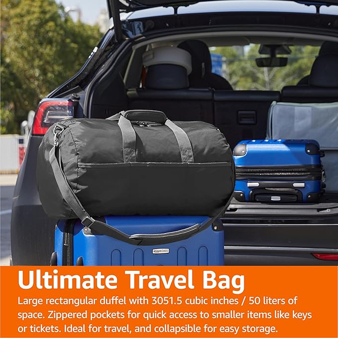 Amazon Essentials-duffel bag lightweighted 20 inches black