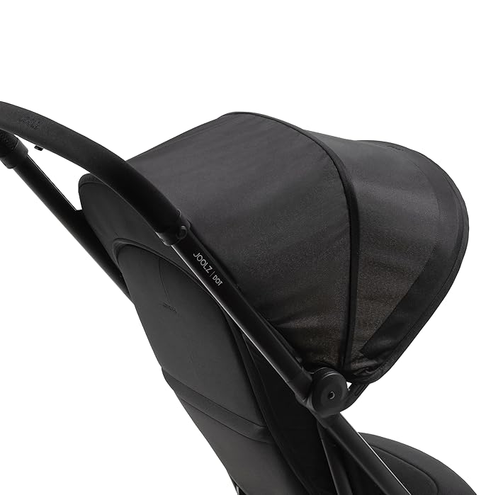 Joolz Dot Ultra Lightweight Travel Stroller for Toddler – Compact & Airplane Stroller (only 12.2lbs) -One-Handed Folding Design - UPF 50+ Canopy - Reclining Seat - (Space Black)