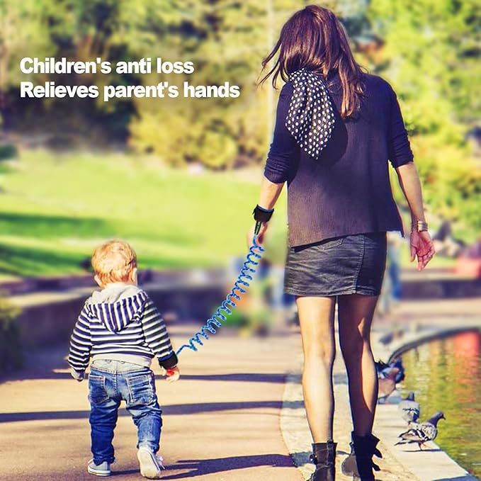 Blisstime Anti Lost Wrist Link Safety Wrist Link for Toddlers, Babies & Kids