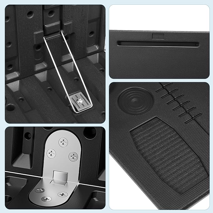 Car Desk Steering Wheel Tray, Foldable Car Table Tray, Car Desk for Laptop, Steering Wheel Desk for Eating and Traveling, Upgraded Design