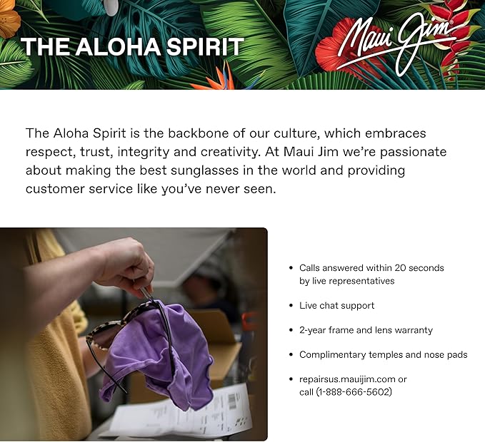 Maui Jim Polarized Men's Hanohano Cat Eye Sunglasses