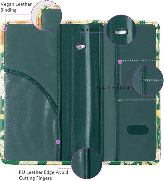 CoBak Car Registration and Insurance Holder - Vehicle Glove Box Car Organizer,Auto Truck Comparment Accessories Case with Magnetic Closure for Driver License,Cards