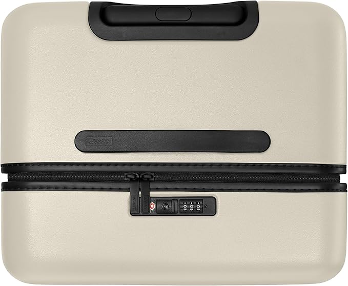 Away Large Trunk Luggage, 31 Inch Hardside Suitcase with Spinner Wheels, Lightweight & Durable, TSA Lock, Ideal for Long Trips, Salt White Matte