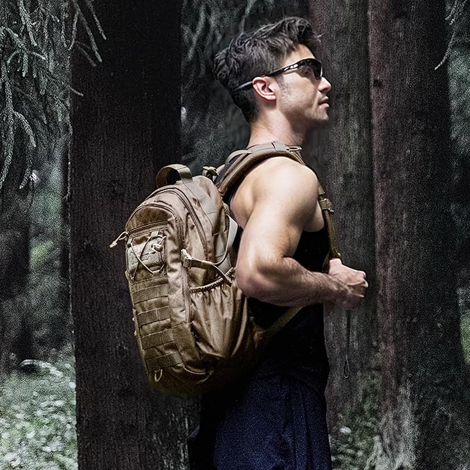 Mardingtop Military Tactical Backpack for Men 20L Molle Rucksack EDC Daypack for Hiking,Travel,Camping, Hunting