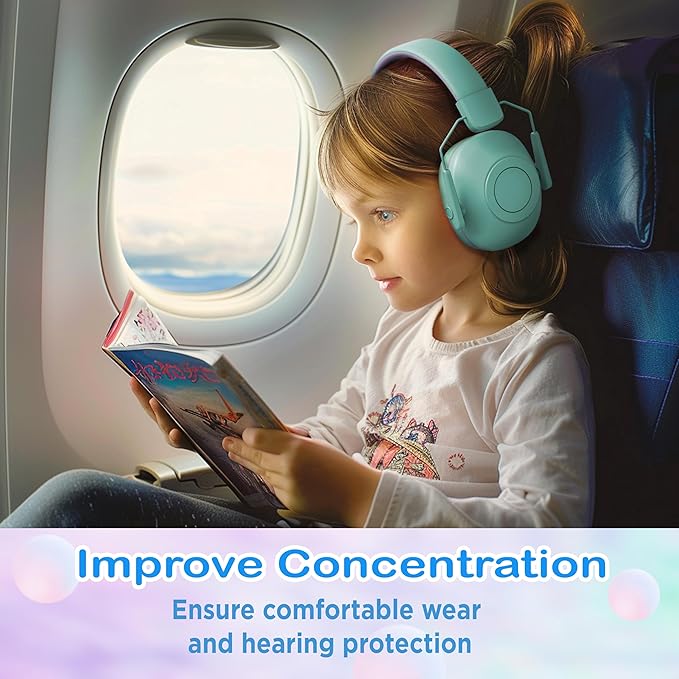 Noise Cancelling Headphones for Kids, SNR 29dB Safety Noise Reduction Ear Muffs for Event/Concert