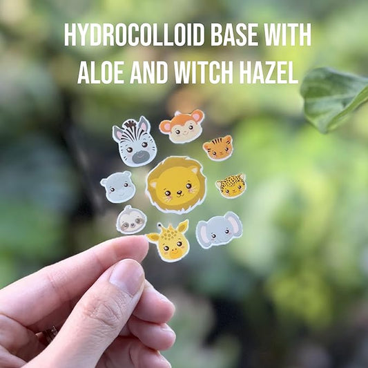 Quitch Mosquito Bite Relief Safari Animal Patches, Bug Bite Anti Itch Cream Alternative for Kids and Baby, Insect Bite Relief, After Bite Relief, Travel Essential for Summer Camp, Cruise and Outdoors