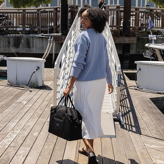 Jadyn Lola Travel Bag, Weekender/Overnight Duffel, Gym Tote Bag for Women, Men