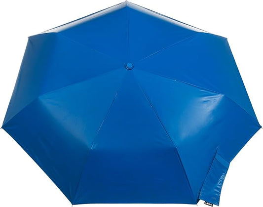 Totes Auto Open/Close Compact Umbrella with Printed Under Canopy