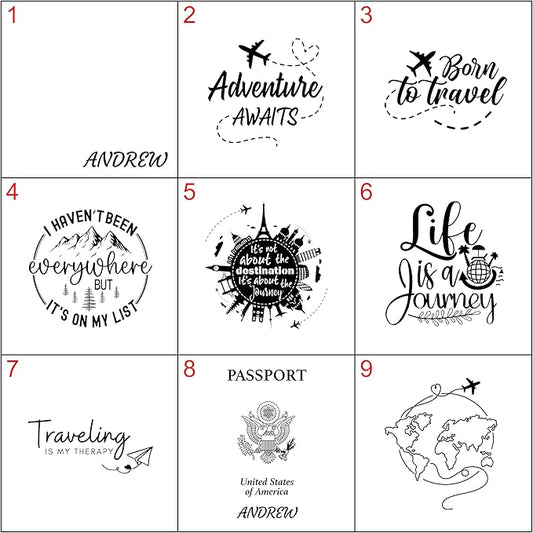 Personalized Leather Passport Holder, Custom Travel Wallet, Genuine Leather Passport Cover- Custom Engraved Passport Wallet, Wallet for Passports