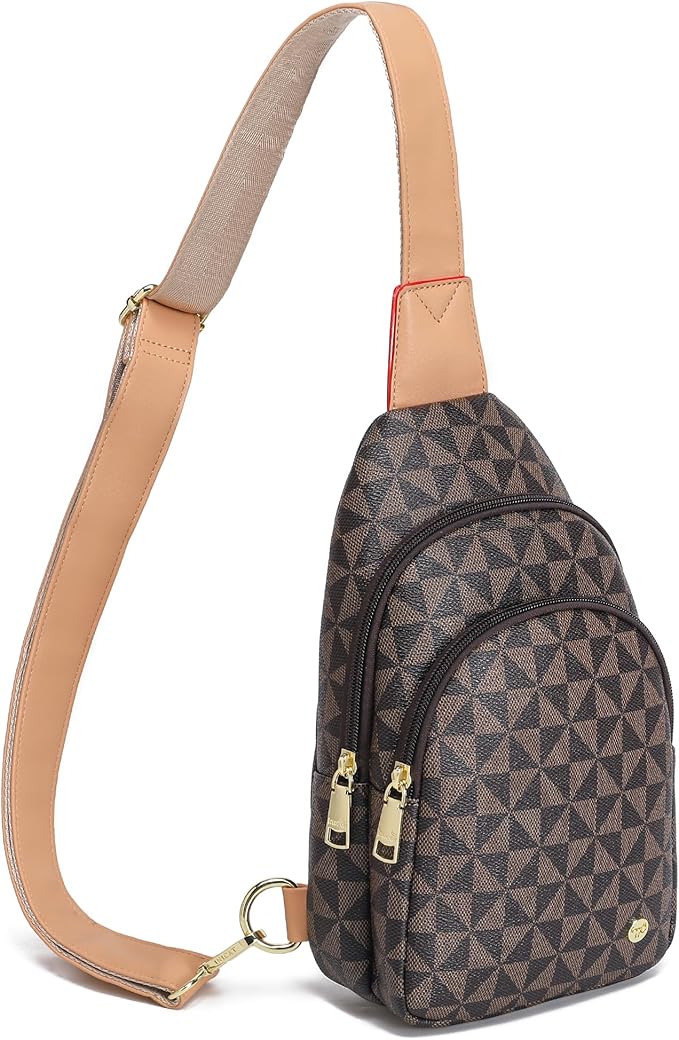 INICAT Crossbody Sling Bags Fanny Packs Valentine's Day Gifts Vegan Leather Travel Vacation Essentials Purses Women