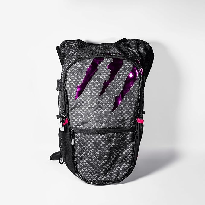 RAVERUNNER® Festival Water Backpack - Dual Chamber Hydration - 3L Insulated Water Backpack for Raves, Festivals, Hiking, Running - Festival Hydration Pack for Hydration Backpack Rave