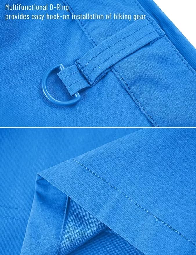 MAGCOMSEN Men's Hiking Cargo Shorts Quick Dry Lightweight 9" Golf Shorts Summer Casual Work Outdoor with 5 Zipper Pockets