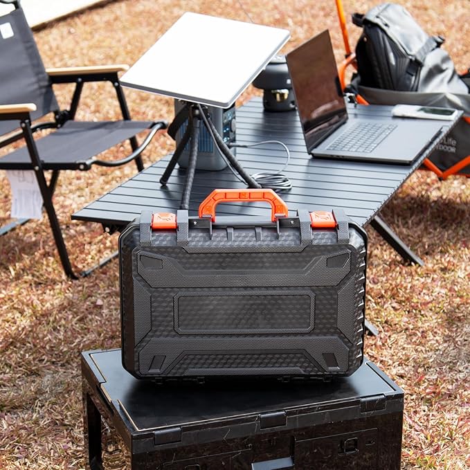 Storage Case for Starlink Mini, Protective Hard Case with EVA Padding for Starlink Mini, Router, Cables & Accessories, Portable, Durable and Lightweight
