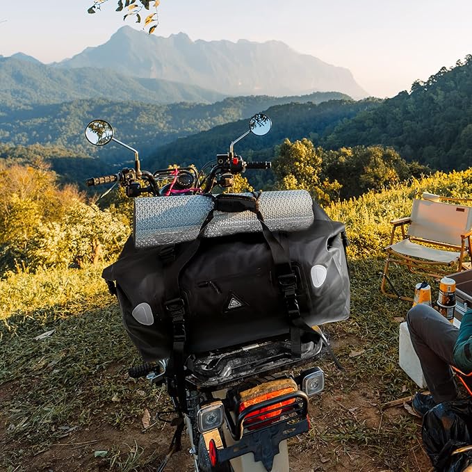 Haimont Waterproof Duffel Bag Roll-top Dry Duffel Bag with Quick-fixed Straps for Motorcycling, Rafting, Boating, SUP, Kayaking, Travel, 50L/70L