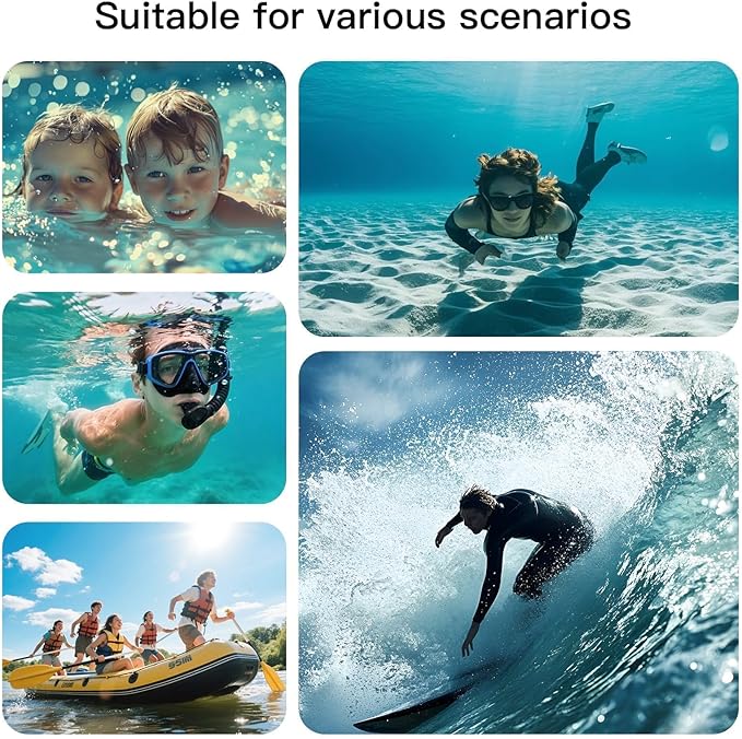 1/2 Pack Waterproof Phone Pouch Compatible with iPhone 17/16/15/14/13/12 Pro Max & Galaxy S24+/S23 7in Waterproof Phone Case,IPX8 Beach Travel Must Haves,Beach Essential Dry Bag, Black, 1 Pack